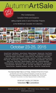 Canadian McMichael Collections 2015 Annual Fall Art Show and Sale Invite 